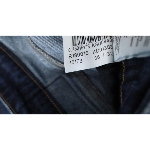 Mavi Zach Straight Leg Athletic Denim Jeans Mens Size 36x32 Blue Dark - Picture 6 of 9